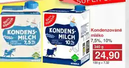 Jip Kondenzované mléko 7,5%, 10% nabídka