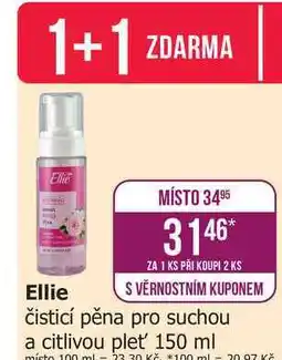 Teta Ellie čisticí pěna pro suchou a citlivou pleť 150 ml nabídka