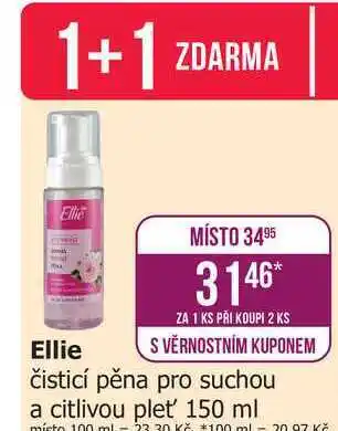 Teta Ellie čisticí pěna pro suchou a citlivou pleť 150 ml nabídka