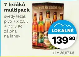 Konzum 7 ležáků multipack nabídka