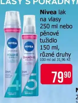 Teta Nivea lak na vlasy nebo pěnové tužidlo nabídka