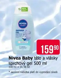 Teta Nivea Baby tělo a vlásky sprchový gel 500 ml nabídka