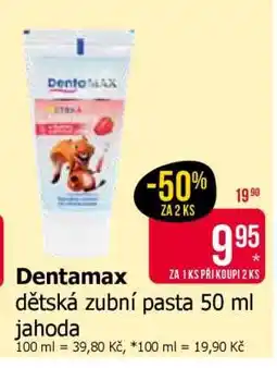 Teta Dentamax dětská zubní pasta 50 ml jahoda nabídka