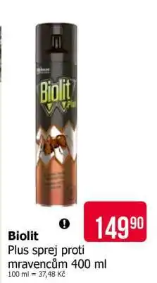 Teta Biolit Plus sprej proti mravencům 400 ml nabídka