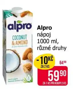 Teta Alpro nápoj nabídka