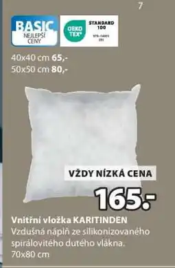 JYSK VNITŘNÍ VLOŽKA KARITINDEN nabídka