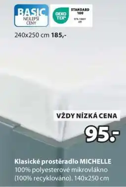 JYSK Klasické prostěradlo MICHELLE nabídka