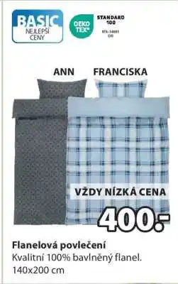 JYSK FLANELOVÁ POVLEČENÍ nabídka
