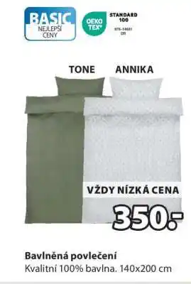 JYSK BAVLNĚNÁ POVLEČENÍ nabídka
