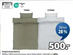 JYSK KREPOVÁ POVLEČENÍ nabídka
