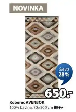 JYSK KOBEREC AVENBOK nabídka