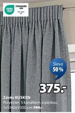 JYSK ZÁVĚS RUSKEN nabídka