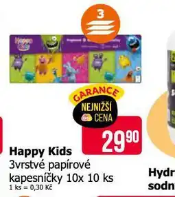 Teta Happy kids papírové kapesníky nabídka