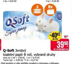 Teta Q soft toaletní papír nabídka