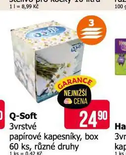 Teta Q soft papírové kapesníky nabídka