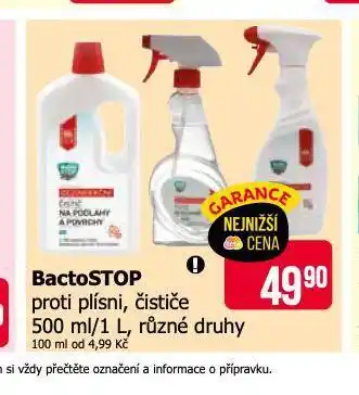 Teta Bactostop proti plísni, čističe nabídka