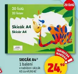 Penny Market SKICÁK A4, 1 balení nabídka