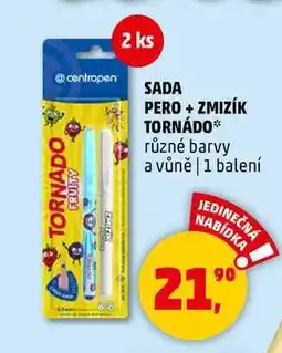 Penny Market SADA PERO + ZMIZÍK TORNÁDO různé barvy a vůně, 1 balení nabídka