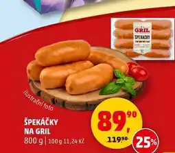 Penny Market ŠPEKÁČKY NA GRIL GRIL, 800 g nabídka