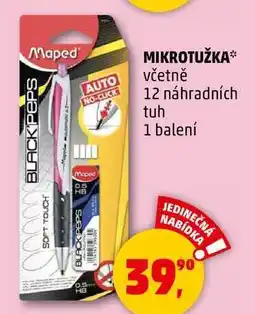 Penny Market MIKROTUŽKA včetně 12 náhradních tuh, 1 balení nabídka