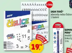Penny Market SADA TISKŮ abeceda nebo číslice, 1 balení nabídka