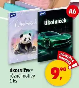 Penny Market ÚKOLNÍČEK různé motivy, 1 ks nabídka