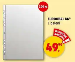 Penny Market EUROOBAL A4, 1 balení nabídka