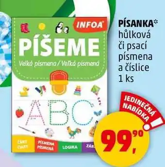 Penny Market PÍSANKA hůlková či psací písmena a číslice, 1 ks nabídka