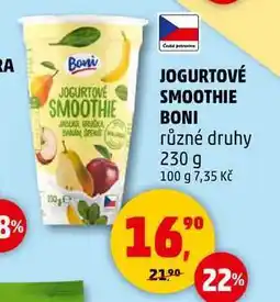 Penny Market JOGURTOVÉ SMOOTHIE BONI různé druhy, 230 g nabídka