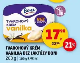 Penny Market TVAROHOVÝ KRÉM VANILKA BEZ LAKTÓZY BONI, 200 g nabídka
