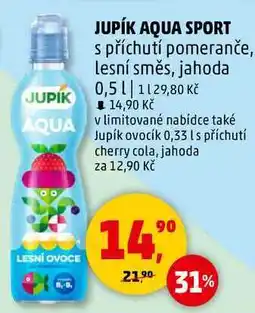 Penny Market JUPÍK AQUA SPORT s příchutí pomeranče, 0,5 l nabídka