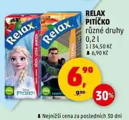Penny Market RELAX PITÍČKO různé druhy, 0,2 l nabídka