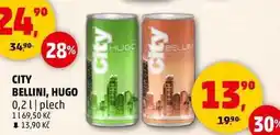 Penny Market CITY BELLINI, HUGO, 0,2 l, plech nabídka