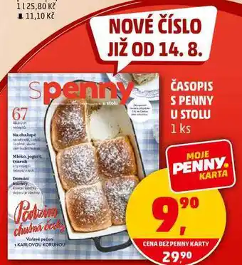 Penny Market ČASOPIS S PENNY U STOLU, 1 ks nabídka