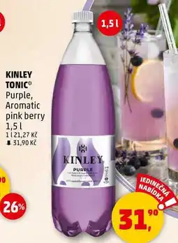 Penny Market KINLEY TONIC Purple, Aromatic pink berry, 1,5 l nabídka