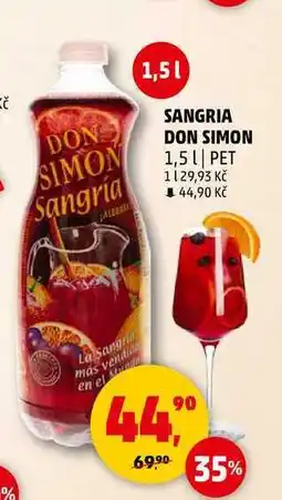 Penny Market SANGRIA DON SIMON, 1,5 l nabídka