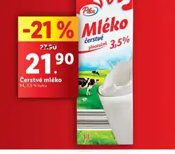 Lidl Čerstvé mléko 3,5% nabídka