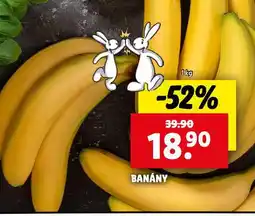 Lidl Banány nabídka