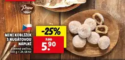 Lidl Mini koblížek s nugátovou náplní nabídka
