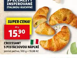 Lidl Croissant s pistáciovou náplní nabídka