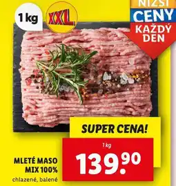 Lidl Mleté maso mix 100% nabídka