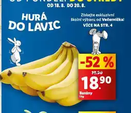 Lidl Banány nabídka