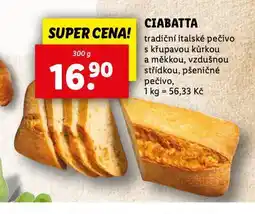 Lidl Ciabatta nabídka