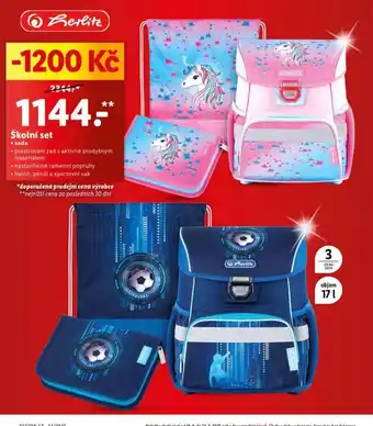 Lidl Školní set nabídka