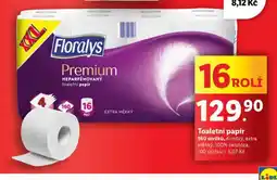 Lidl Floralys toaletní papír nabídka