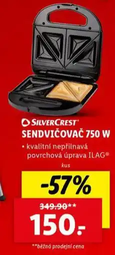 Lidl Sendvičovač nabídka