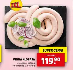 Lidl Vinná klobása nabídka