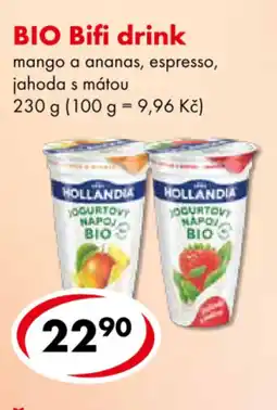 CBA HOLLANDIA Bio Bifi drink nabídka