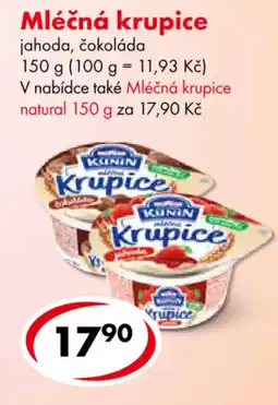 CBA Mléčná krupice nabídka