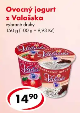 CBA Ovocný jogurt z Valašska nabídka